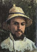 Gustave Caillebotte Self-Portrait in Colonial Helmet china oil painting reproduction